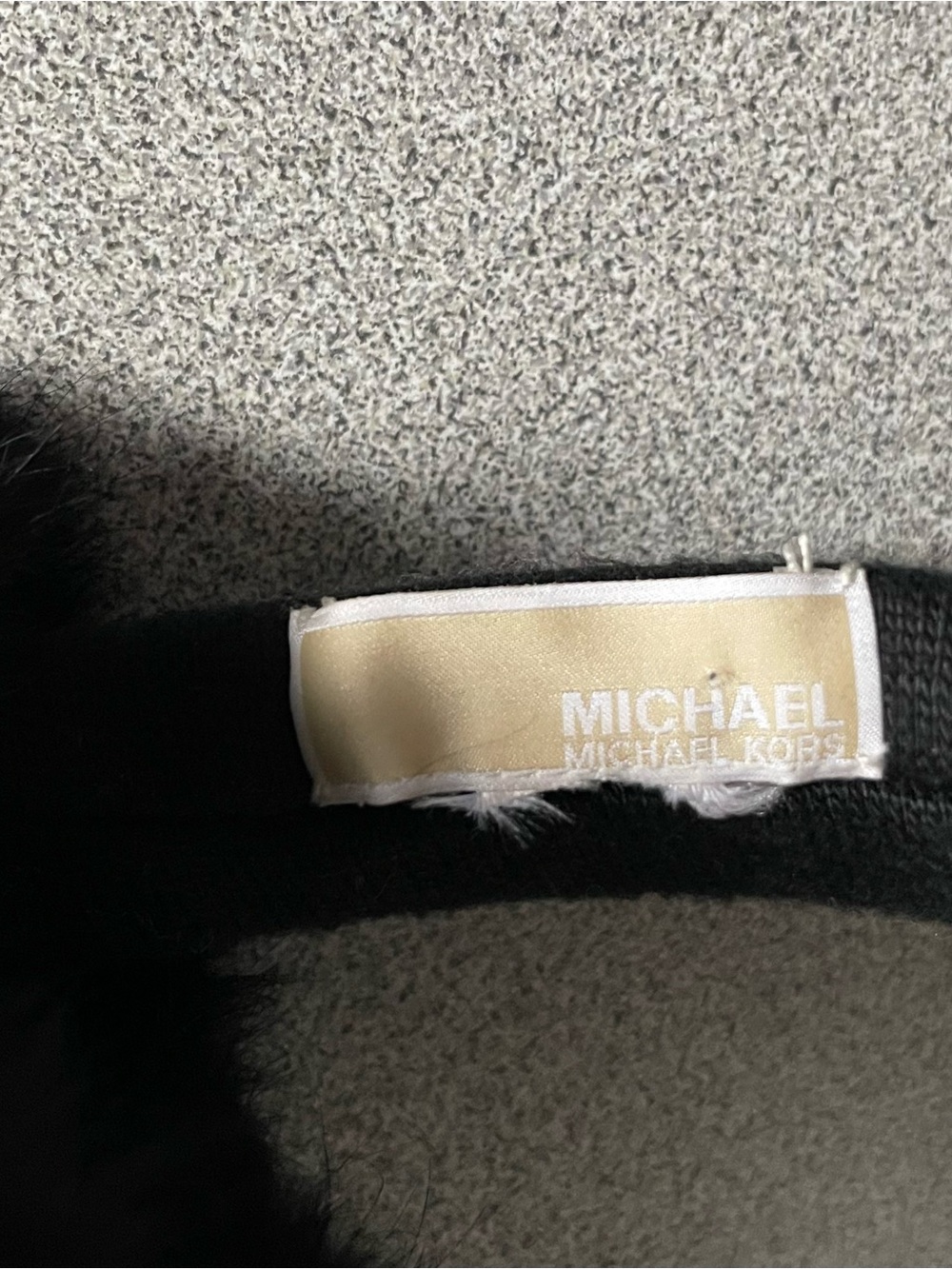 Michael Kors Black Faux Fur Ear Warmers - Picture 6 of 7
